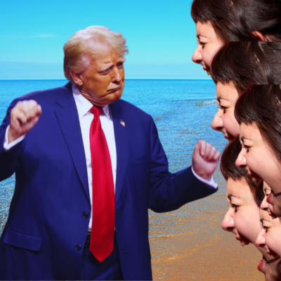 Liberals Scream At Lake Michigan