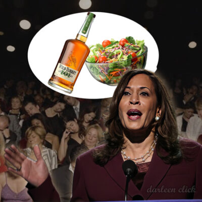 Kamala Harris Serves Up a Word Salad Dressed With Wild Turkey