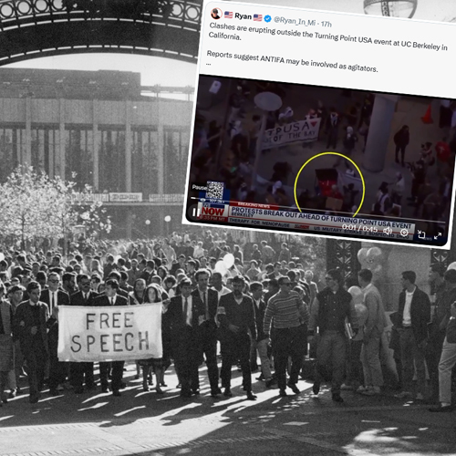 Birth of Free Speech Movement UC Berkeley Attempts Violent Shutdown of TPUSA