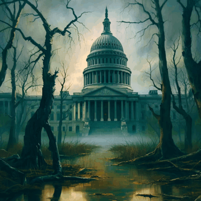 The Swamp Panics Over a Megabus and Looks to Trump for Rescue