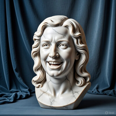 kamala harris marble bust