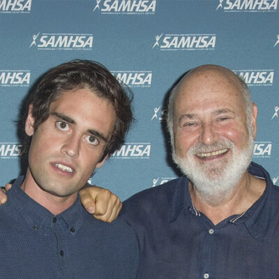 Rob Reiner and son, Nick in 2016