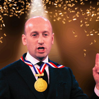 Stephen Miller Has a New Award to Show Off: Scoundrel of the Year