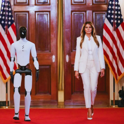 Melania Trump and the White House Robot: The Future Just Walked In