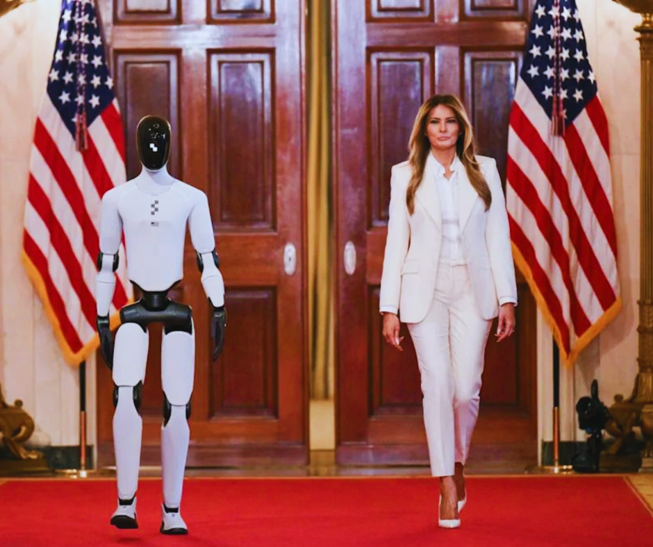 Melania Trump and the White House Robot: The Future Just Walked In