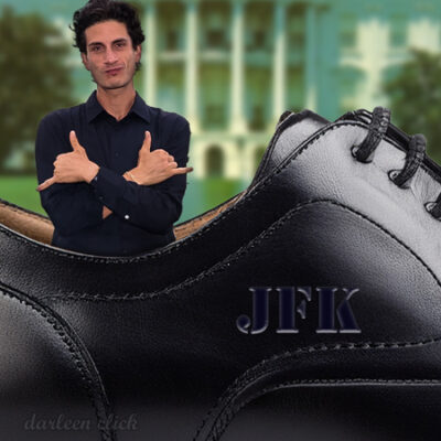 Jack Schlossberg: Temu Kennedy and Clown Prince